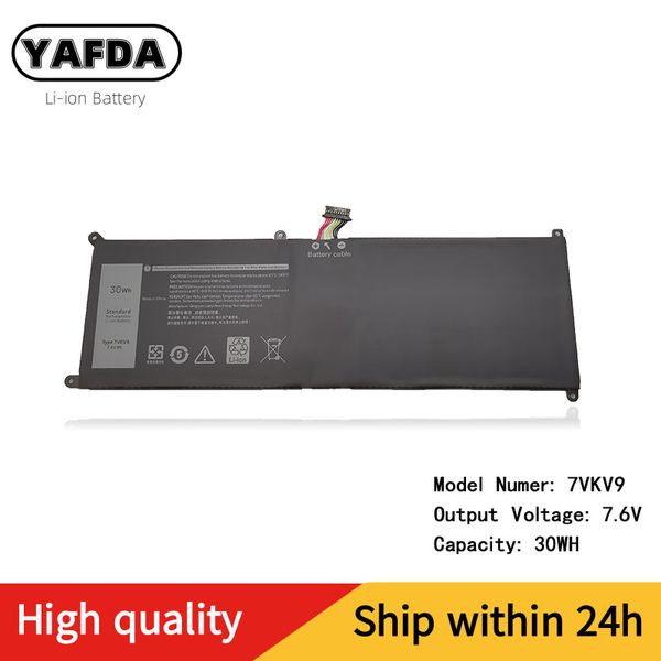 Baterías para tableta PC 7,6 V 30WH 7VKV9 9TV5X batería para portátil DELL Latitude XPS 12 7000 7275 9250 Series Notebook