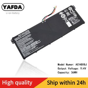 Batteries pour tablette PC AC14B18J AC14B13J batterie d'ordinateur portable pour Acer Aspire E3-112 E3-111 E3-112M ES1-531 MS2394 B115-MP EX2519 N15W4