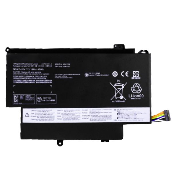 Baterías para tableta PC, batería para portátil para LENOVO ThinkPad Yoga S1 120 S240 20CD/20C0 Yoga 12 20DL/20DK Pro 45N1705 45N1707 45N170