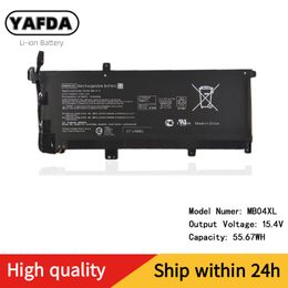 Batteries pour tablette PC MB04XL, pour HP Envy X360 M6-AQ000 M6-AQ103DX M6-AQ003DX M6-AQ005DX TPN-W120 W119 HSTNN-UB6X 15.4V 55