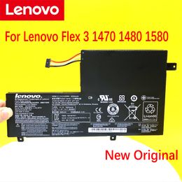 Tablet pc batterijen nieuwe L14M3P21 batterij voor flex 3 1470 1480 1580 L14L3P21 laptopbatterij