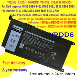Batteries pour tablette PC nouvelle batterie YRDD6 pour Dell Vostro 3491 3501 3590 3490 3591 5490 5581 5481 3400 3401 3405 3500 Latitude 3300