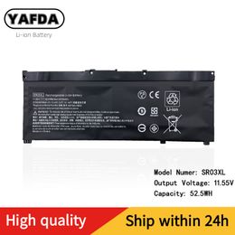 Batteries de tablette PC SR03XL batterie d'ordinateur portable pour HP Omen 15-CE 17-CB0052TX 15-CX 15-DC 15-CX0096TX CX0006NT TPN-Q194/Q193 L08934-2