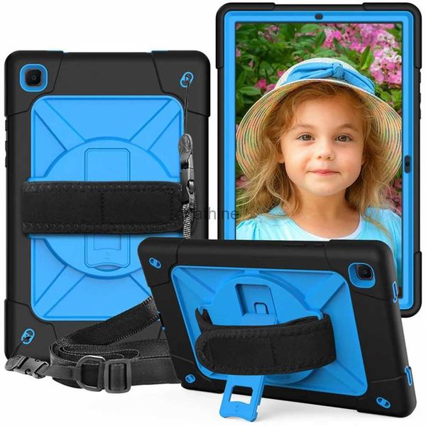 Étuis pour tablette PC Sacs Étui pour tablette en silicone à rotation à 360 degrés pour Samsung Galaxy Tab A 10.1 SM-T515 SM-T510 T510/T515 (2019) Housse de protection avec support de sécurité pour enfants YQ240118