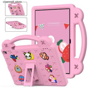 Fundas para Tablet PC Funda para Fire HD 10 2021 para niños Funda con soporte para tableta EVA a prueba de golpes para Fire HD 10 Plus 10,1 Fundas con asa FundaY240321Y240321