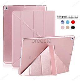 Tablet PC Case Bags Case pour iPad 10.2 9/8 / 7th iPad 9.7 2018/2017 5 / 6th Air 3 10.5 cuir Soft Smart Cover Air 5 2022 Mini 1 2 3 4 5 6 Stand Fundas 240411