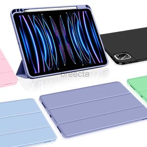 Tablet PC Case Bags Case pour iPad 10th 9th Gen Pro 12.9 11 12 9 6e avec porte-crayon Funda pour iPad Air 5 4 3 8th 7th 5th Mini 6 Accessoires de couverture 240411