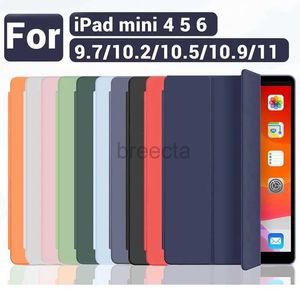 Tablet PC CASE BACS Étui pour iPad 10th Generation Air 5 4 10.9 Pro 11 2022 Fundas Magnetic Pu Leather Stand Cover pour Mini 6 iPad 10.2 9th 8th 7th 240411