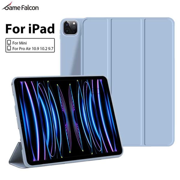 Tablet PC Cases Bags Case pour iPad Pro 11 12.9 9th 10th Generation 2022 Funda pour iPad Air 5 4 Mini 6 3 2 1 10.2 9,7 10,5 2021 2020 Accessoires de couverture 240411
