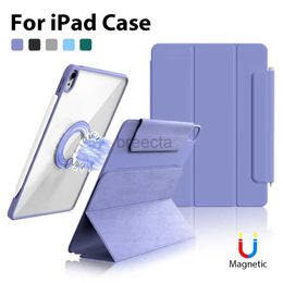 Coscos de tableta Case de bolsas para iPad Pro 12.9 6th 11 4th 12 9 9th 10th Generatio Funda for iPad Air 5 4 10.9 pulgadas 2022 2020 Accesorios de cobertura magnética 240411