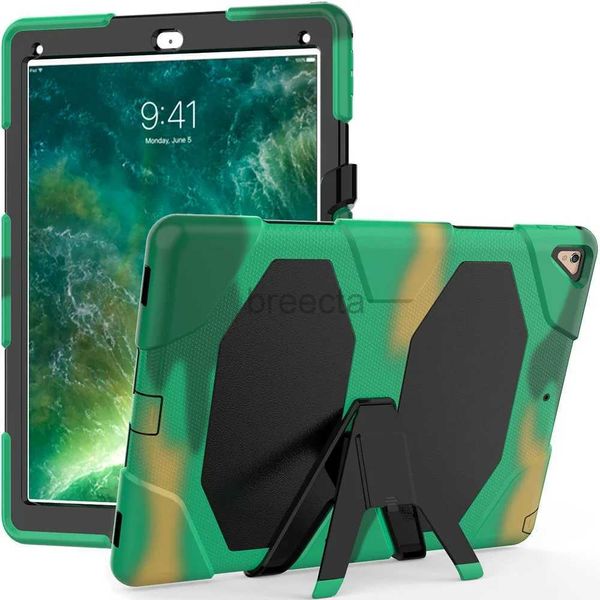 Cajas de PC de tableta Case de bolsas para iPad Pro 12.9 2015 2017 Cubierta de soporte a prueba de choque pesado iPad 12.9 A1652 A1584 A1671 Fondo con cubierta protector de pantalla 240411