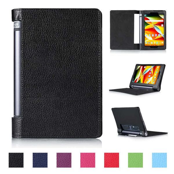 Étuis pour tablettes Sacs Étui pour Lenovo Yoga Tab 3 Pro 10.1 YT3-X90F M Housse en cuir Plus YT-X703L Housse de protection pour support Tab3 YT3-X50F W221020