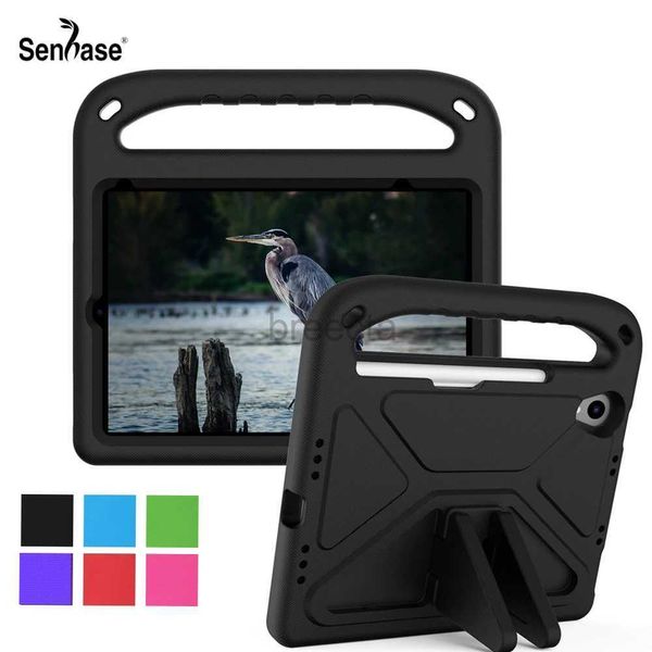 Tablet PC Case Sacs EVA Portable Shockproof Kids Handle Handle Stand Stand Tablet Cover pour iPad Mini 6 6th Gen 2021 A2567 A2568 A2569 Case 240411