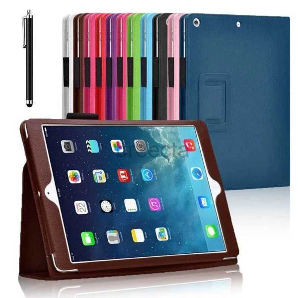 Cajas de tabletas Casas de bolsas Flip para iPad 10.2 7th 8th 9th 10th Gen iPad Cover A2197 A2270 A2428 A2602 PU Cubierta de cuero iPad 10.9 Mini 5 6 Pro 11 Funda 240411