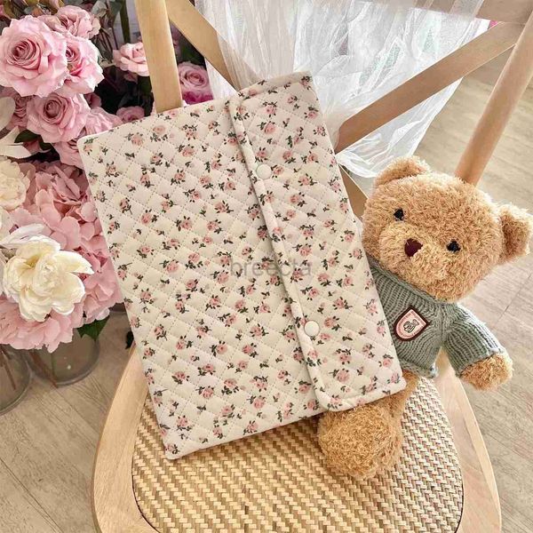 Tablette pc caisses sacs de fleur motif mignon sac à manches d'ordinateur portable 11 13 14 pouces pour iPad MacBook 12.9 Asus Samsung Tab S8 HP ordinateur portable et tablette de tablette 240411