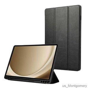 Tablet PC -cases Zakken voor Galaxy Tab A9 Plus Case met S Penhouder Vouwen Soft TPU Back Funda voor Galaxy Tab A9 Plus 11 Cover Tablet Case