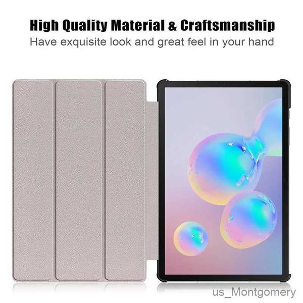 Tablet PC CASE SACS POUR GALAXY TAB S6 LITE CASE KIDS CARIOT DU CARIAGE COURT COUVERCE FUNDA Tablette pour Tab S6 Lite Case SM-P615 SM-P613