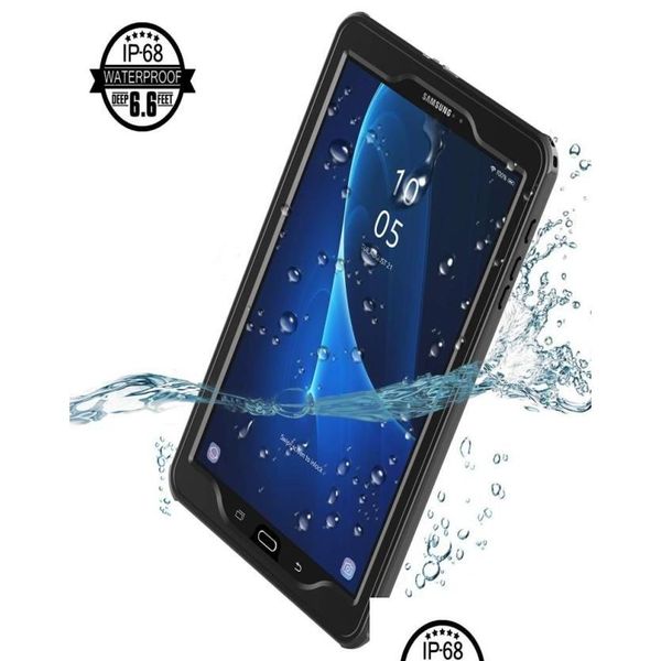 Tablet PC Cases Sacs pour Galaxy Taba 101 Emplacement étanche CaseIPX8 FLBODY ROUGE AVEC LES ORDINATEURS DE LIVRAITE