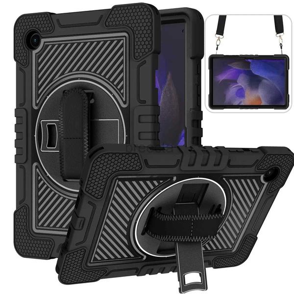 Tablet PC Cases Sacs pour iPad 10.2 Cas de 9e génération pour air 5 10.9 Mini 6 Pro 11 2e 3e 4e 9.7 2017 Couverture 2018 + STRAPE HOUR KICKSTAND 240411