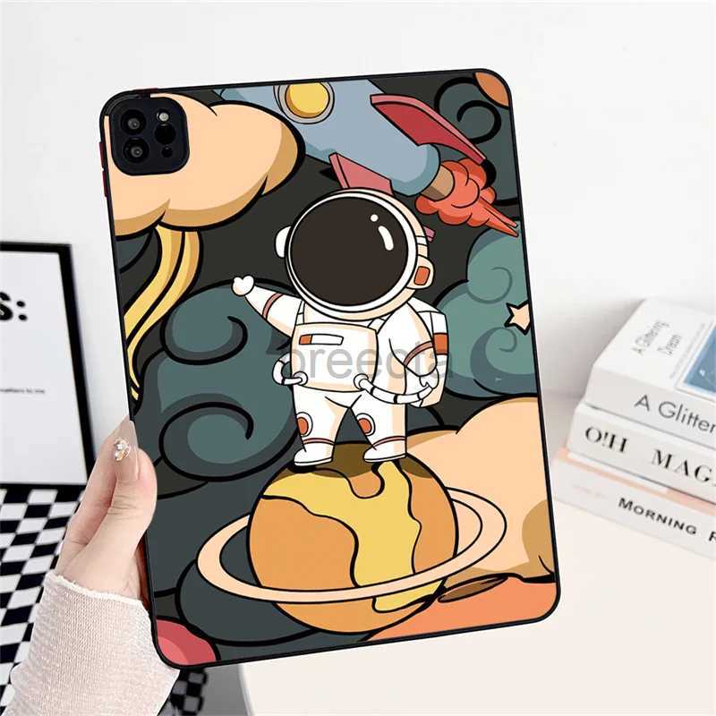 Tablet PC Cases Bags for iPad 10th Gen Case 2022 Pro 11 Case iPad 9th 8 7 6 5 Generation Air 5 Air 4 Pro 12.9 6th 5th Mini 6 5 Cute Astronauts Cover 240411
