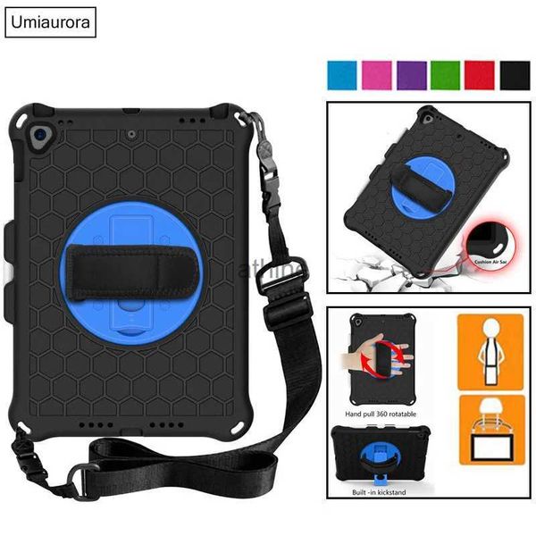 Fundas para tableta PC Bolsas para iPad 7.° 8.° 9.° 10.2 10.° generación Air 10.9 Mini 2 3 4 5 6 9.7 Pro 10.5 11 pulgadas Funda para niños EVA Soporte de cuerpo completo Funda para tableta Funda YQ240118