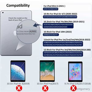 Tablet PC Case Sacs pour iPad Case for iPad Pro 11 12 9 10th 10th 10th 9th 8th 7th Generation Case 10.9 AIR 4 5 MINI 6 CASE COVER DE LA CAS