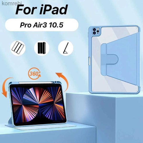 Étuis pour tablette PC Sacs pour étui iPad pour iPad Air3 10.5 pour Pro 11 12.9 Mini 6 accessoires pour IPad 5/6/7/8/9/10th Air 1/2/4/5 housse de protection L240217
