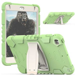 Tablet PC-hoesjes Tassen voor iPad mini 4 5 2019 A1538 A1550 A2133 A2124 A2126 Case Kinderen Veilig Armor Schokbestendig PC Silicon Hybrid Stand Tablet Cover YQ240118
