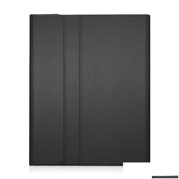 Étuis pour tablette PC Sacs pour iPad Pro 11 Version Étui de clavier Bluetooth sans fil amovible avec rétroéclairage Portefeuille en cuir ER Otgiw