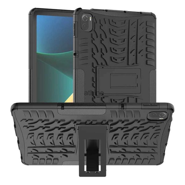 Étuis pour tablette PC Sacs pour Pad 5 étui armure étui tablette TPU + PC housse de support antichoc pour Mi Pad 5 MiPad 5 Pro 5G 11 étui + Film + stylo YQ240118