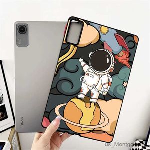 Tablet PC -cases Tassen voor pad 6 5 Pro Case Slim Cover 6s Pro 12.4 pad se astronauten spelen ballablet Protector Pad6 Case