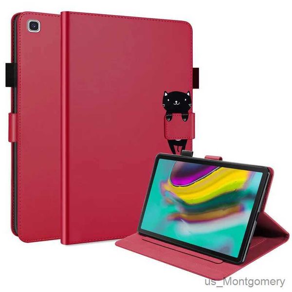 Cajas de PC de tableta Bolsas para la tabla S5E Folio Kawaii Case de tableta de dibujos animados para Galaxy Tab S5 E 10.5 pulgadas SM-T720 SM-T725 Case de cubierta