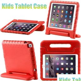 Tablet pc cases bags Galaxy Tab 530 T560 Case Shockproof Eva Foam Protective ER voor iPad -serie Cute Kids Tabket Drop Delivery Compu DH2QP