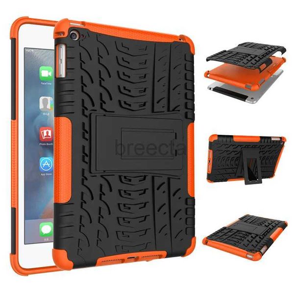 Cajas de PC de tableta Bolsas de armadura híbrida de servicio pesado para iPad 10.2 Pro 11 9.7 10.5 mini 1 2 3 Air 4 10.9 Cubierta ipad 10 9th 7th 6th 5th PC+TPU Case 240411