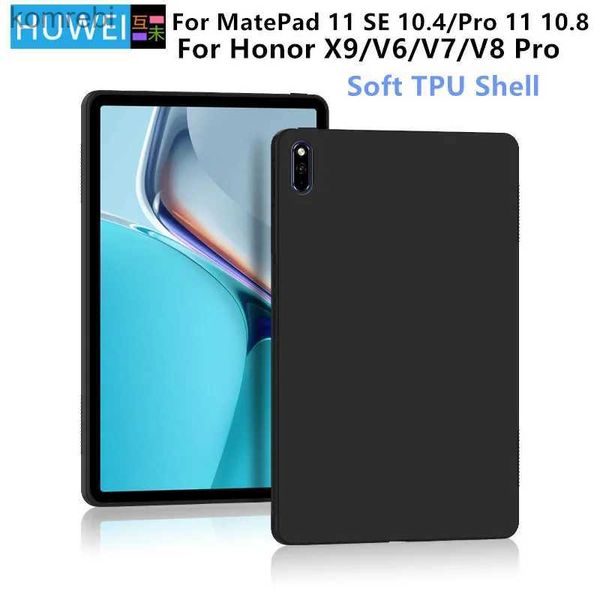 HUWEI Étui souple pour Huawei MatePad 11.5 Air 11.5 Housse en silicone TPU pour Matepad 11 SE 10.4 V8 Pro V7 Pro X8 Pro X9 Tablet CaseL240217