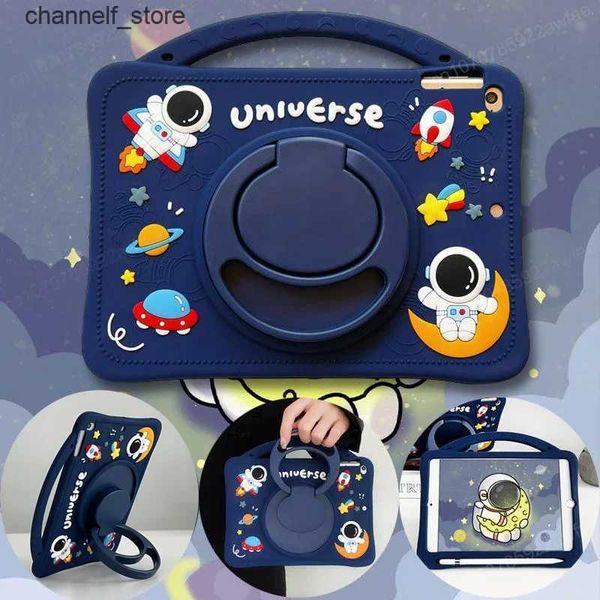 Fundas para Tablet PC Bolsas Funda de silicona para tableta para niños para Redmi Pad SE Case 11 2023 10.6 2022 5/5Pro 6/6Pro 11 pulgadas 360 Rotación Stand CaseY240321Y240321