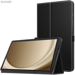 Étuis pour tablette Sacs LZ étui pour Samsung Galaxy Tab A9 8.7 2023 SM-X110 SM-X115 /Tab A9 + A9 Plus 11 étui pour tablette pliable en cuir PU avec support à rabat L240217