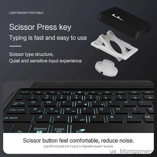 Tablet PC CASE SAGS Étui clavier magnétique pour MI Pad 5 MI PAD 5 COUVERTURE 11 pouces Tablette Teclado Toup ToumpAd Magnetic Keyboard Mouse