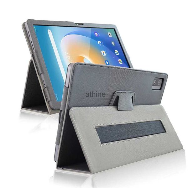 Fundas para Tablet PC Bolsas Funda de cuero magnética para Blackview Tab 15 Pro 10,5 '' Funda para tableta con correa para el brazo para Blackview Tab15 Carcasa protectora YQ240118