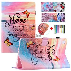 Fundas para Tablet PC, bolsas, carcasa estampada para Samsung Tab A 10,1, Funda 2019 SM-T515 SM-T510, Funda para tableta para niñas, Funda para Galaxy Tab A 8, Funda Tab A 10 1, Funda 2019 YQ240118