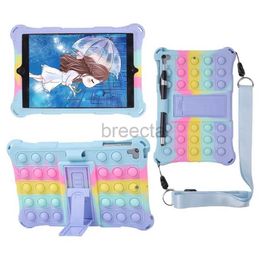 Cajas de tableta Bolsas de silicona a prueba de golpes de cáscara/cubierta de cubierta para iPad Mini 1/2/3 Case de tabletas 240411