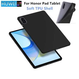 Étuis pour tablette PC Sacs Étui en TPU pour Huawei Honor Pad X9 8 V6 V7 V8 X8 Pro Coque de protection en silicone pour Matepad air 11.5 SE 10.4 Pro 11 10.8 T10 T10S FundaL240217