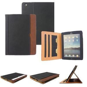 Tablet PC-hoesjes Zachte Lederen Portemonnee Stand Flip Case Smart Cover met Kaart Slot voor Nieuwe iPad 9.7 Air 2 3 4 5 6 7 Air2 Pro 10.5 Mini