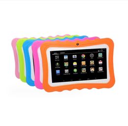 Tablet Pc Cwowdefu 7 Inch Kinderen Tabletten Android 12 Quad Core Wifi6 Leren Voor Kinderen Peuter Met App