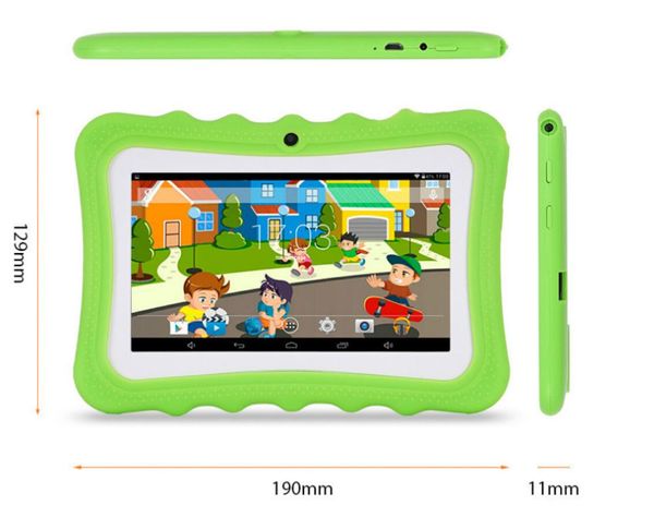 Tablette pc cwowdefu 7 pouces enfants tablettes Android 12 quad core 4 Go 64 Go wifi6 3000mah apprentissage pour enfants pour enfants avec application Drop de Dhokf
