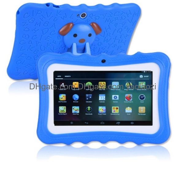 Tablette pc cwowdefu 7 pouces enfants tablettes Android 12 quad core wifi6 apprentissage pour les enfants en bas âge avec ordinateur de livraison d'application Netw dh1p6