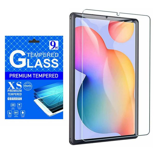 Protectores de pantalla de Tablet PC para Samsung Galaxy Tab S6 Lite 10.4 2022 P613 P619 P610 P615 T860 T865 S5e T720 T725 S4 10.5 T830 T835 Vidrio templado transparente sin burbujas