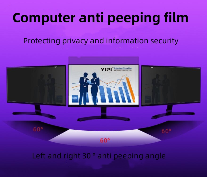 Tablet PC Ekran Koruyucular Bilgisayar Anti Peeping Film 14-32 inç Macbook Anti Yansıtıcı Anti Mavi Işık Anti Peeping Laptop Film