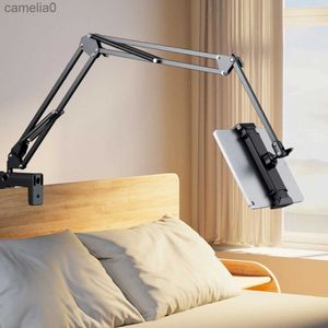 Tablet PC Stands Adjustable Bed Tablet Stand Lazy Bracket Aluminum Arm Desk Mount port for iPad Pro Mini 4-13 Inch Mobile Phones Tab PcL231225