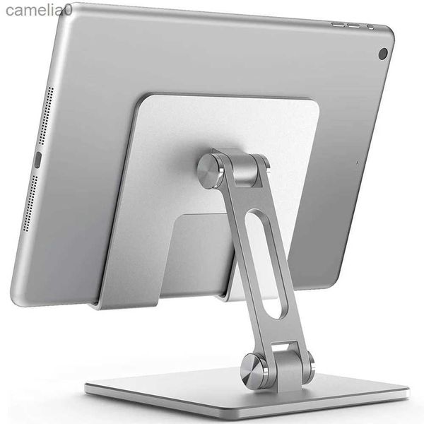 Tablet PC Stands Aluminium Téléphone support de téléphone mobile Port Smartphone Port Tablette Portable Métal Porte-téléphonie pour iPhone iPadl231225